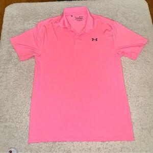 Under Armour Men's Vibrant Pink Polo